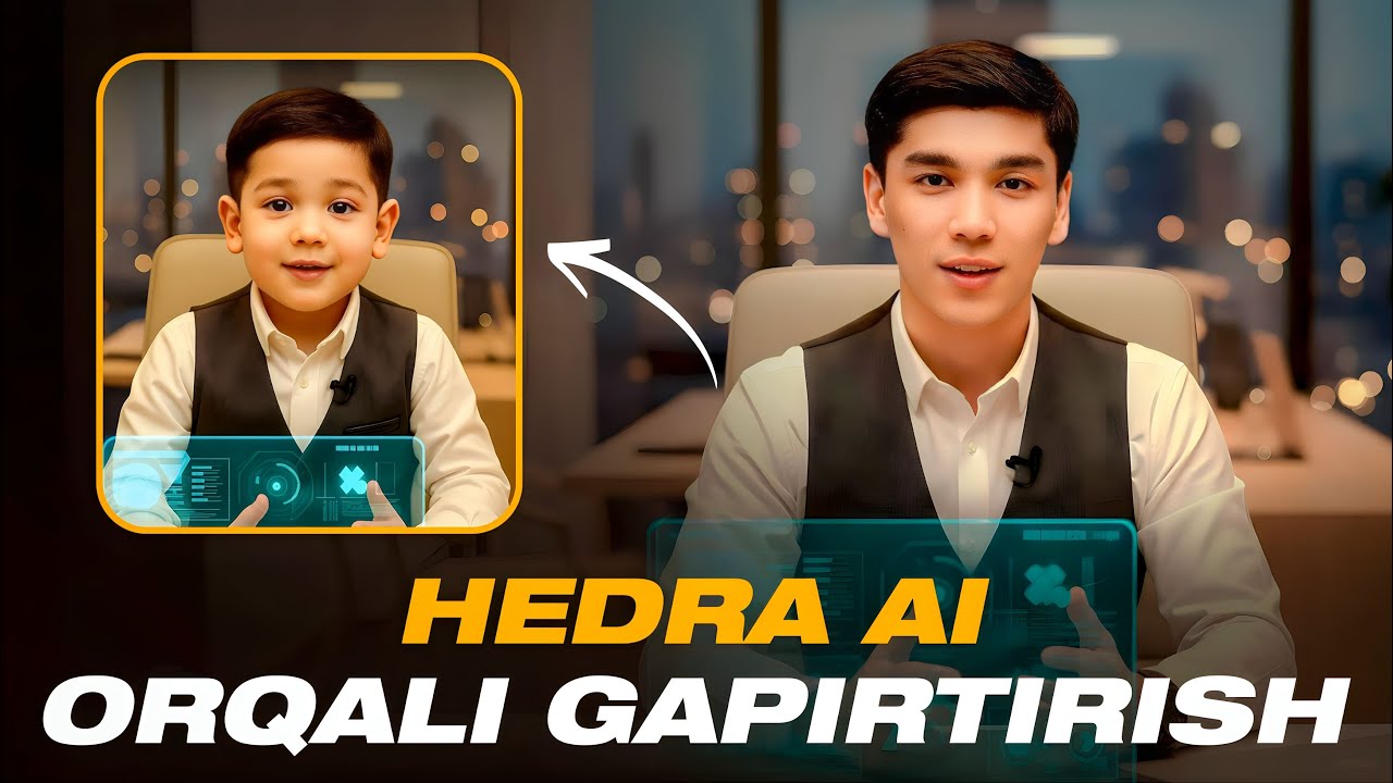 **AI Super Master Darsi: TELEFONDA Amaliy dars Hedra AI orqali Gapirtirish (Baby Style)