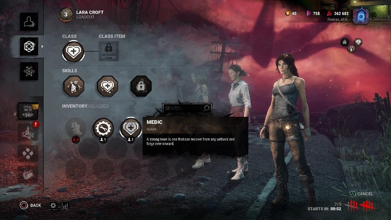 DBD 2V8 survivor