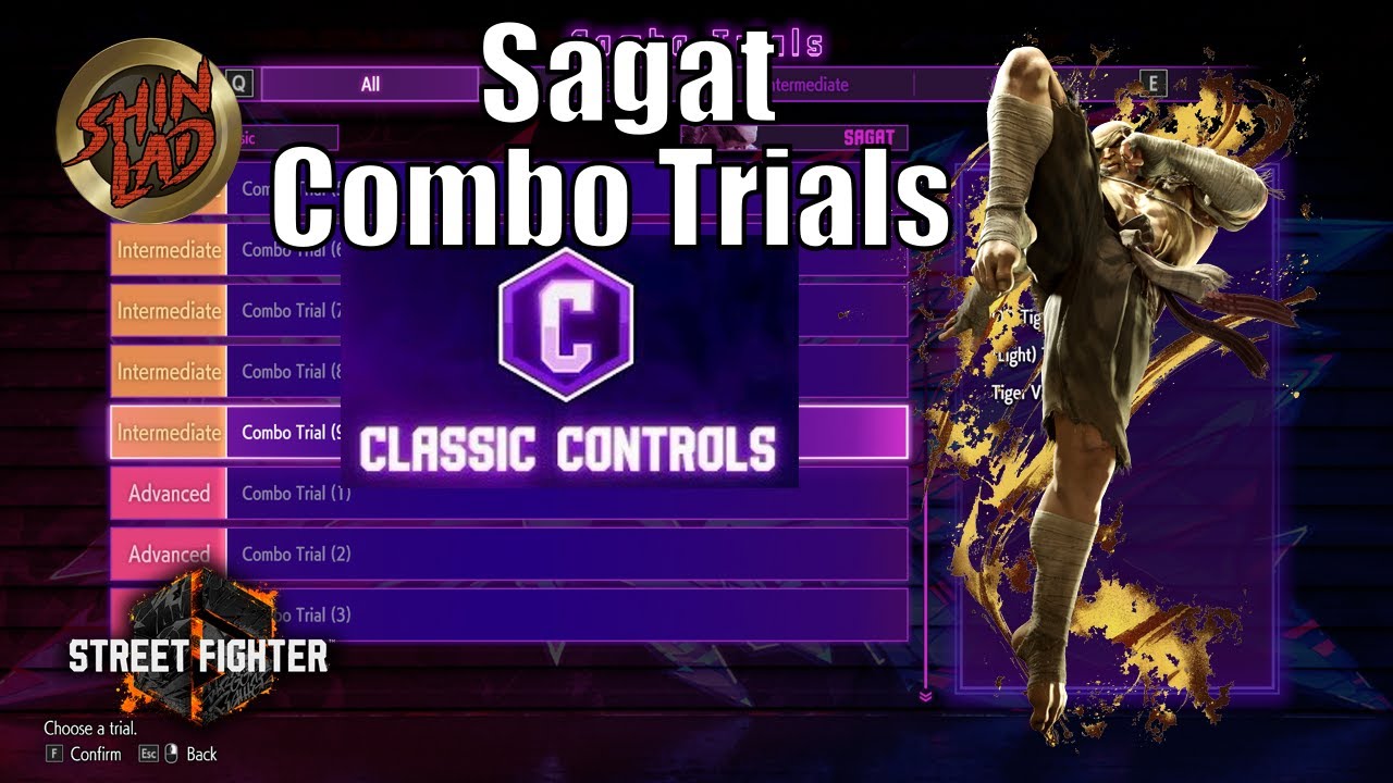 Sagat Combo Trials (Classic)