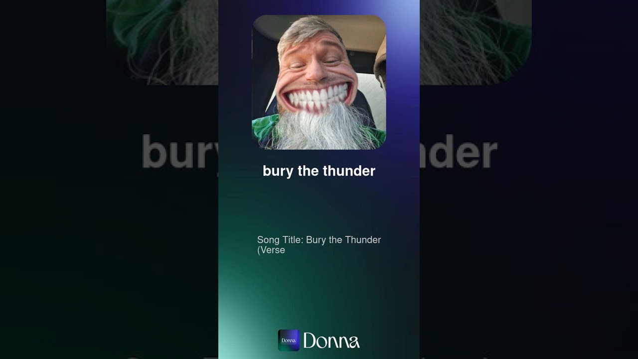 Bury the thunder [rock]