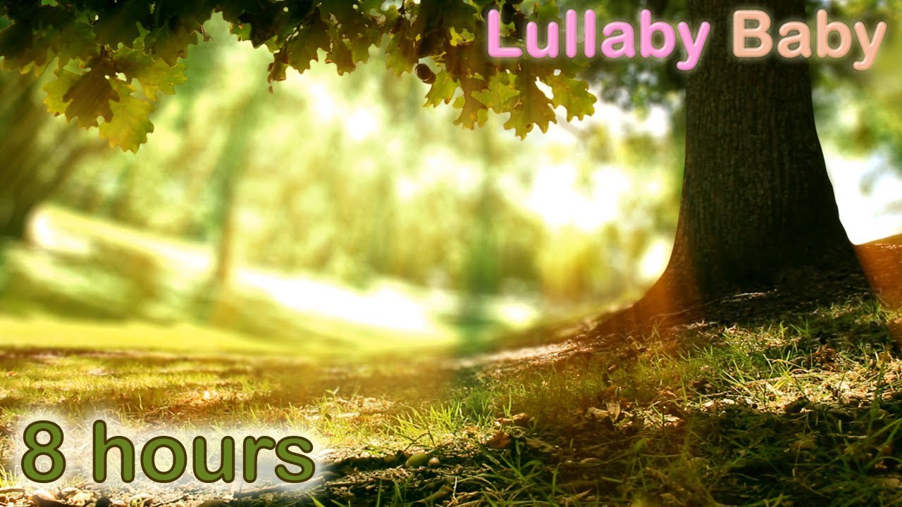 ✰ 8 HOURS ✰ Lullaby Music ♫ Baby Sleep Music ♫  Harp, Flute, Birdsong ✰ Relaxing Music for Babies