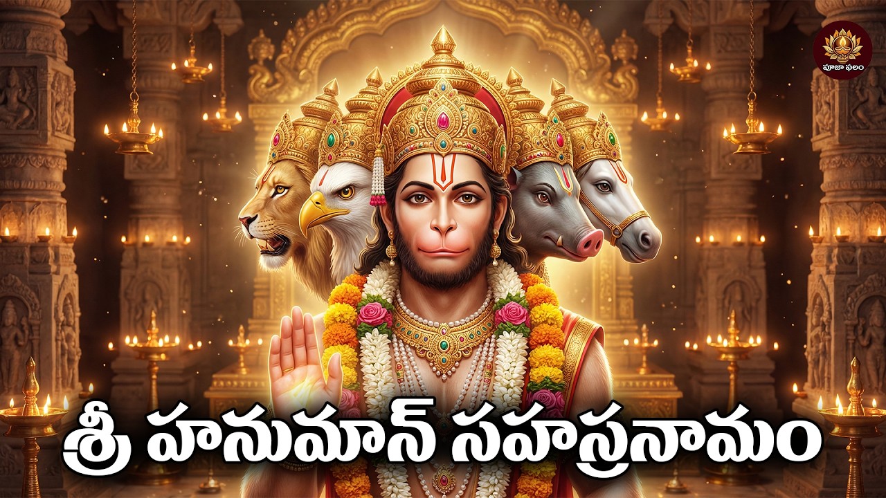 Sri Hanuman Sahasranamam in Telugu | Mangalavaram Special Hanuman Devotional Songs |