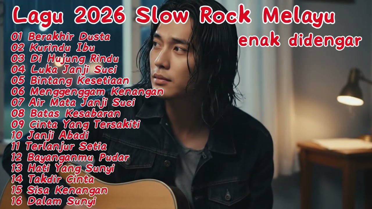 SLOW ROCK MELAYU PILIHAN TERBAIK 2026 💔 Berakhir Dusta - Kurindu Ibu | Mellow Terbaru