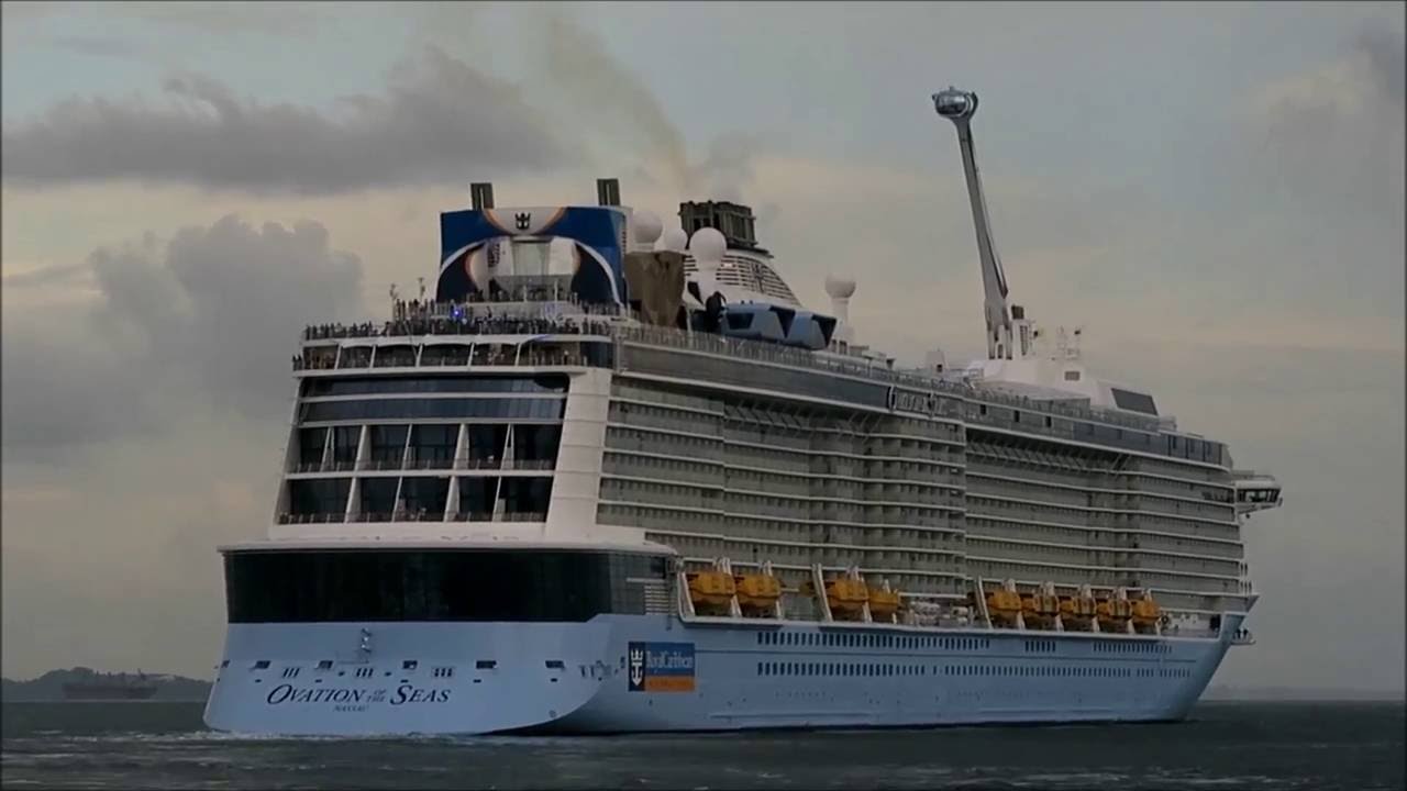 Ovation Of The Seas Sail-Away From Singapore