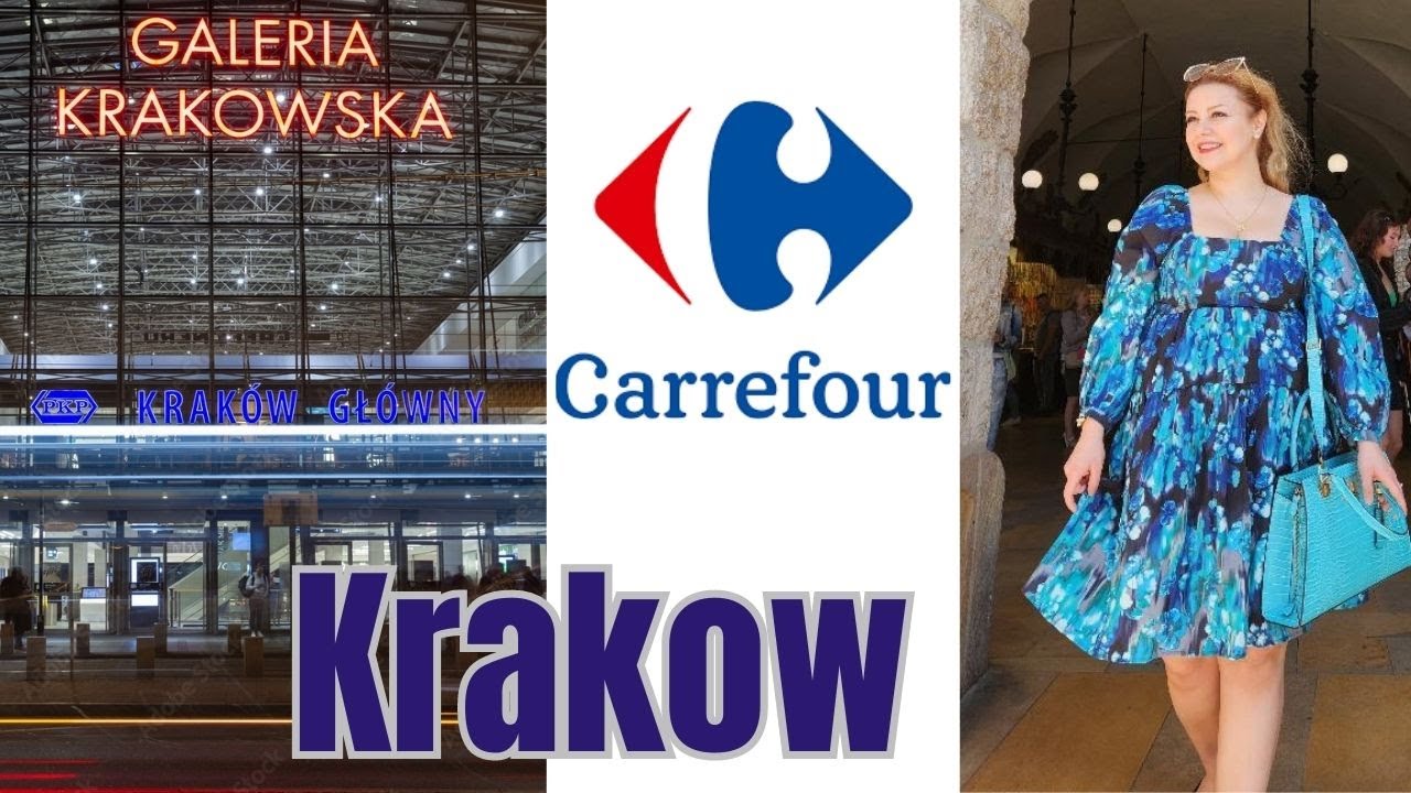 Carrefour shopping in Krakow, POLAND...WATCH 4K  #krakow #poland #carrefour #shopping