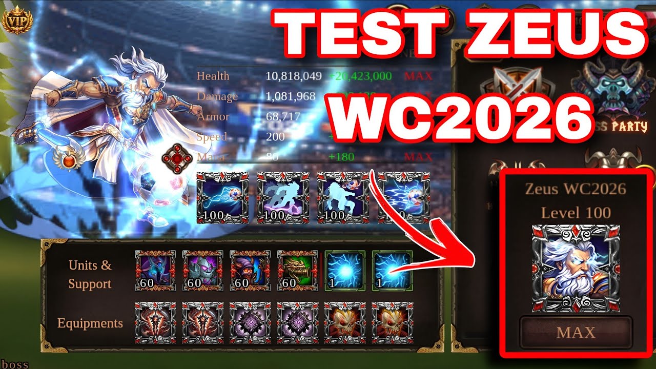 🔥 Epic Heroes War Zeus WC 2026 Test 🔥