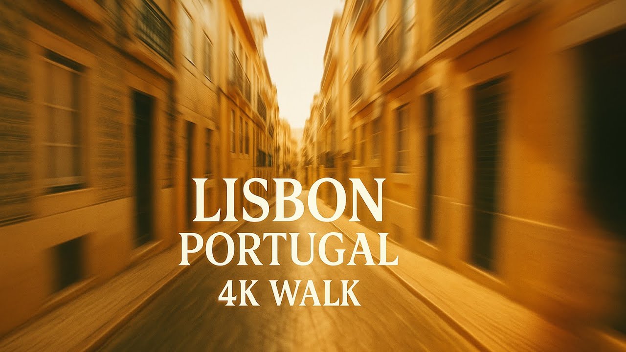 Walking in Lisbon 4K – Discover the Soul of Portugal’s Most Beautiful City