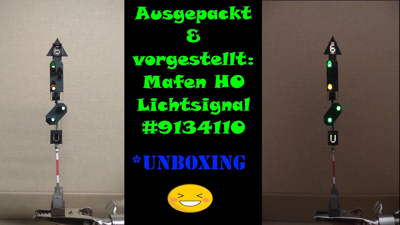 Können Spanier deutsche Signale ? Ausgepackt & vorgestellt: Mafen Lichtsignal #9134110 in H0  1:87