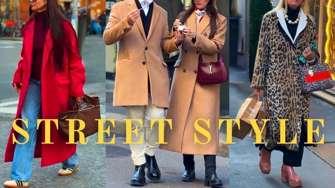 January 2025 Milan Street Style Featuring Luxurious Winter Outfits and Iconic Italian Trends