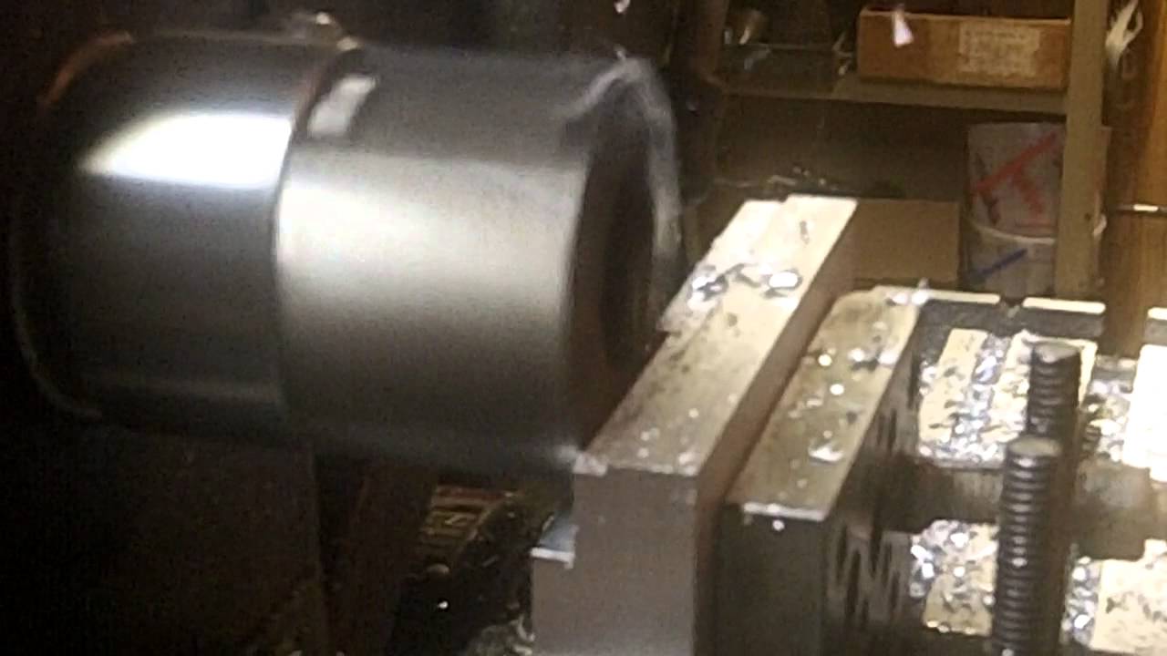 Shell end mill on Atlas milling machine