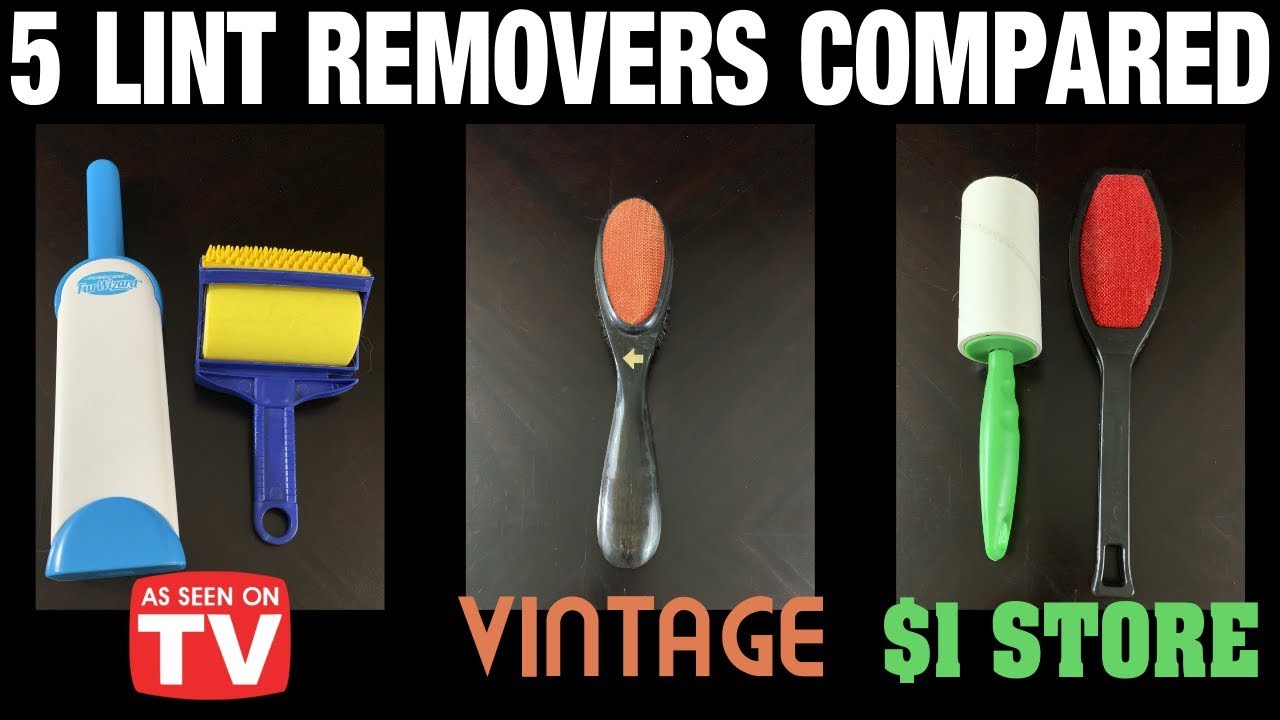 5 Lint Removers Compared: As Seen on TV vs $1 Store vs Vintage