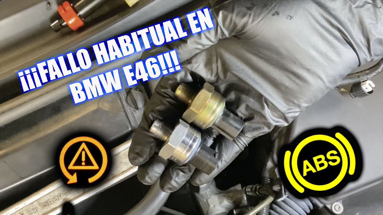 FALLO BMW e46⚠️FALLO SENSOR DE PRESION DE FRENOS ☢️ muy comun en BMW E46 ☢️