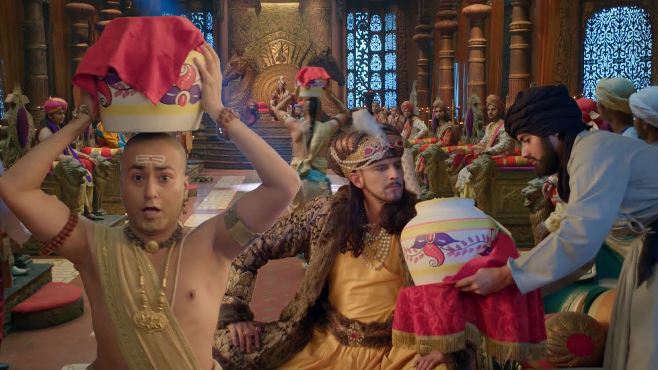 राज दरबार में पंडित रामा कृष्ण लाये जब बुद्धि से भरा हुआ मटका || Tenali Rama || Full Ep-93