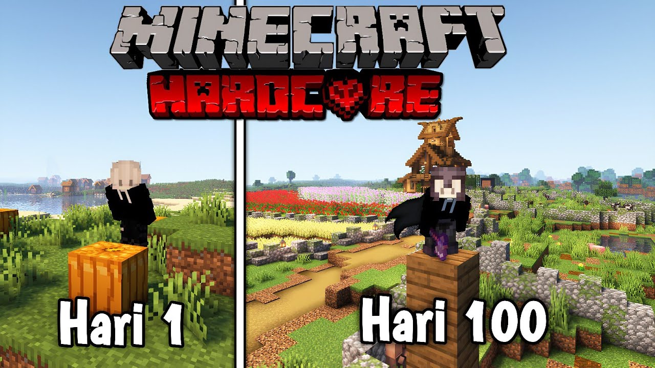 100 Hari di Minecraft Hardcore