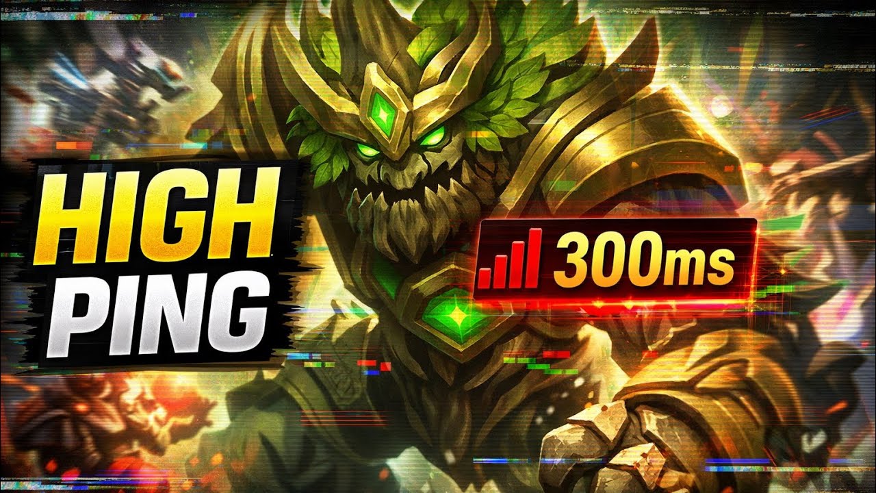I WON A RANKED GAME WITH 300 PING 