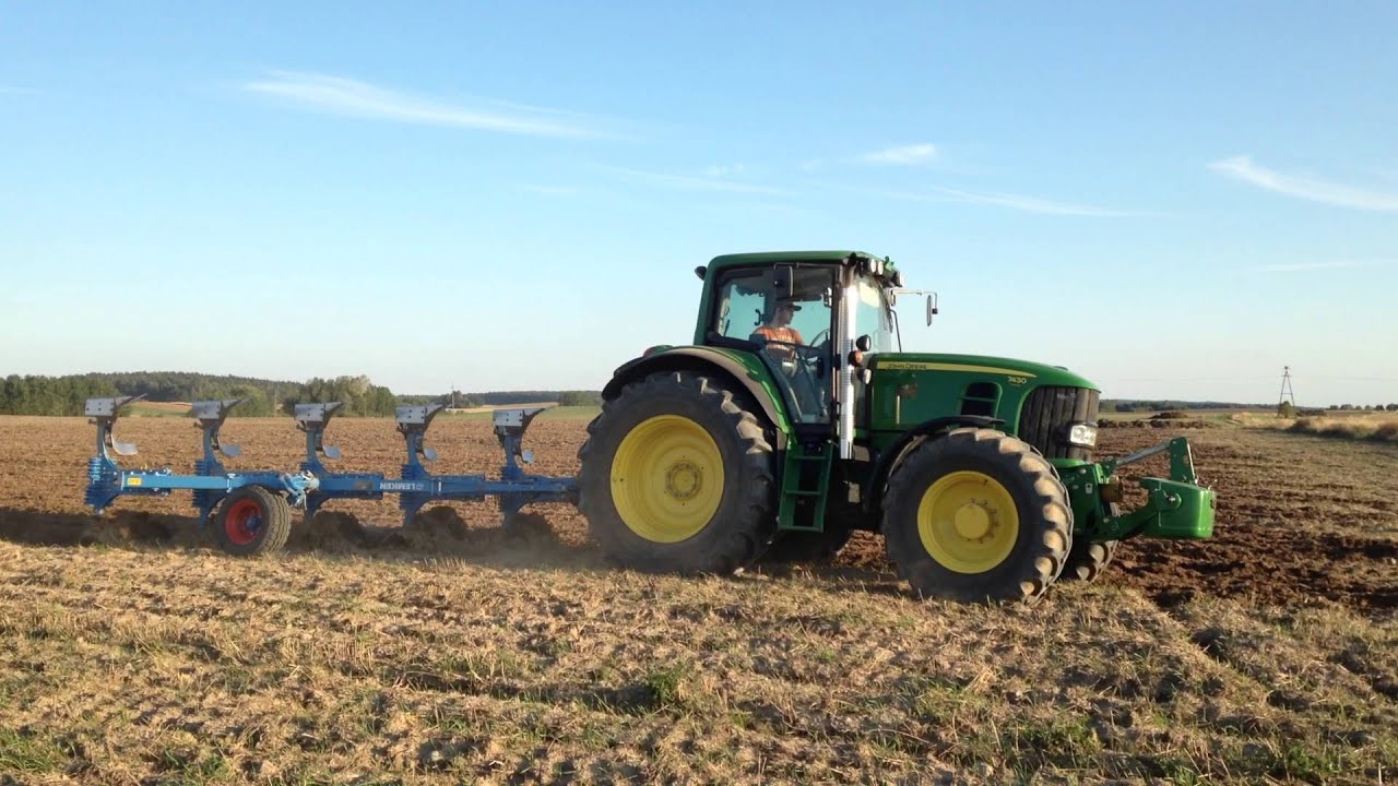 John Deere 7430 Premium+Lemken Europal 7X