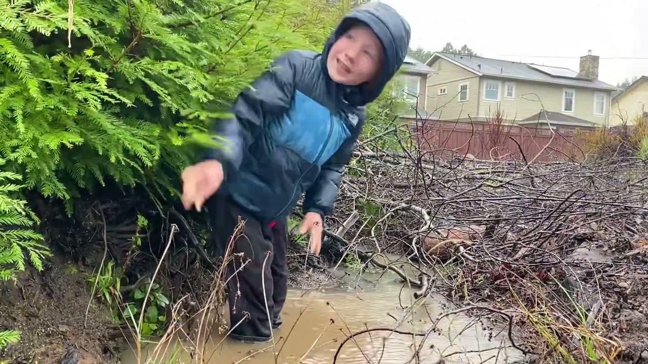 Sam’s super deep puddle