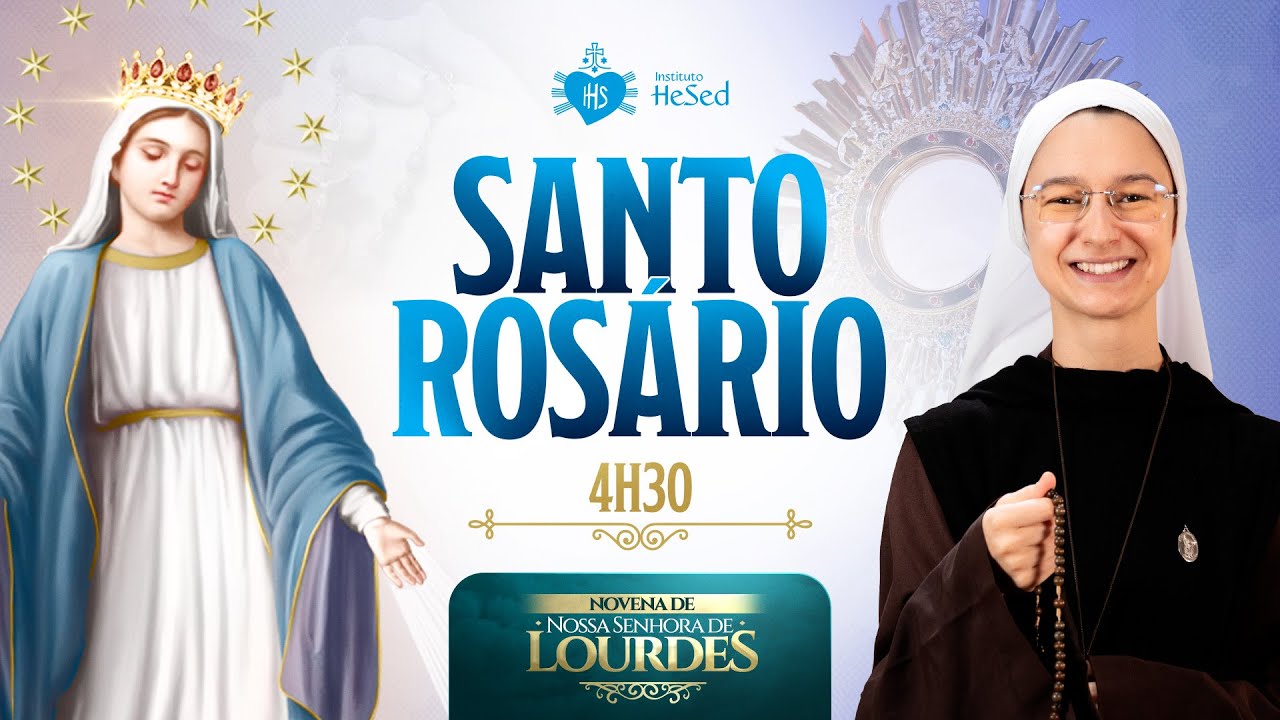 Santo Rosário da Madrugada | Novena a Nossa Senhora de Lourdes - 09/02