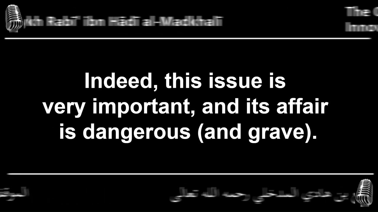The Correct Stance towards the People of Innovation [ash-Shaykh Rabī’ ibn Hādī al-Madkhalī]
