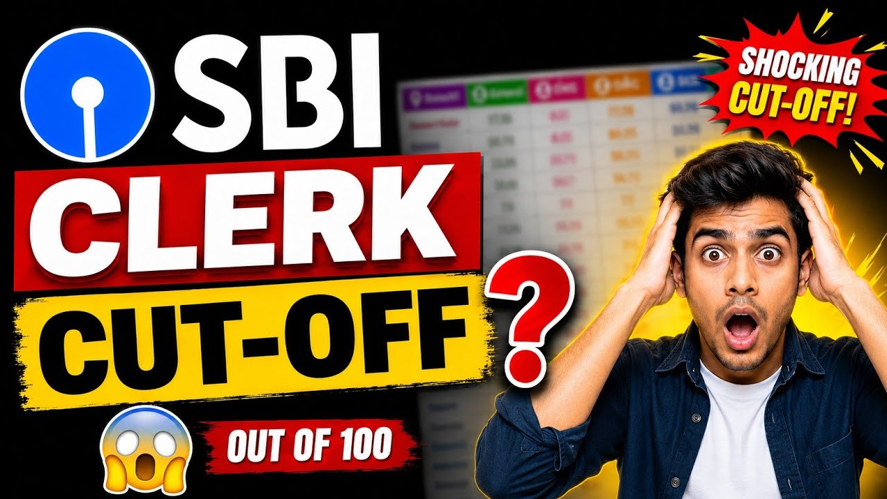📢 SBI Clerk Prelims Cut-Off 😱 SHOCKING MARKS! | State Wise 🔥❓
