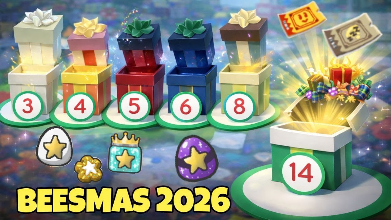 Распаковка всех 14 подарочных коробок и наград 🎁 | Пчелиный сет 2025&ndash;2026 | Симулятор пчелиного р...