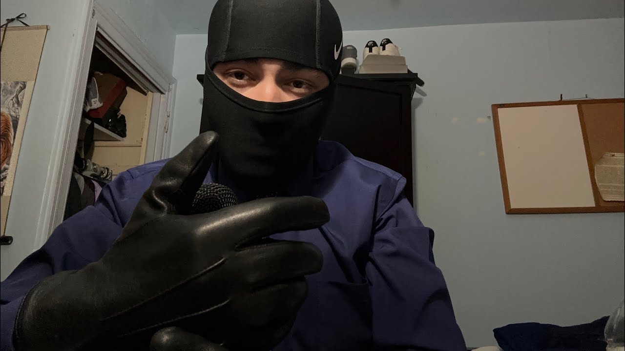 ASMR | Masked Man Making You Fall Asleep with Leather Gloves