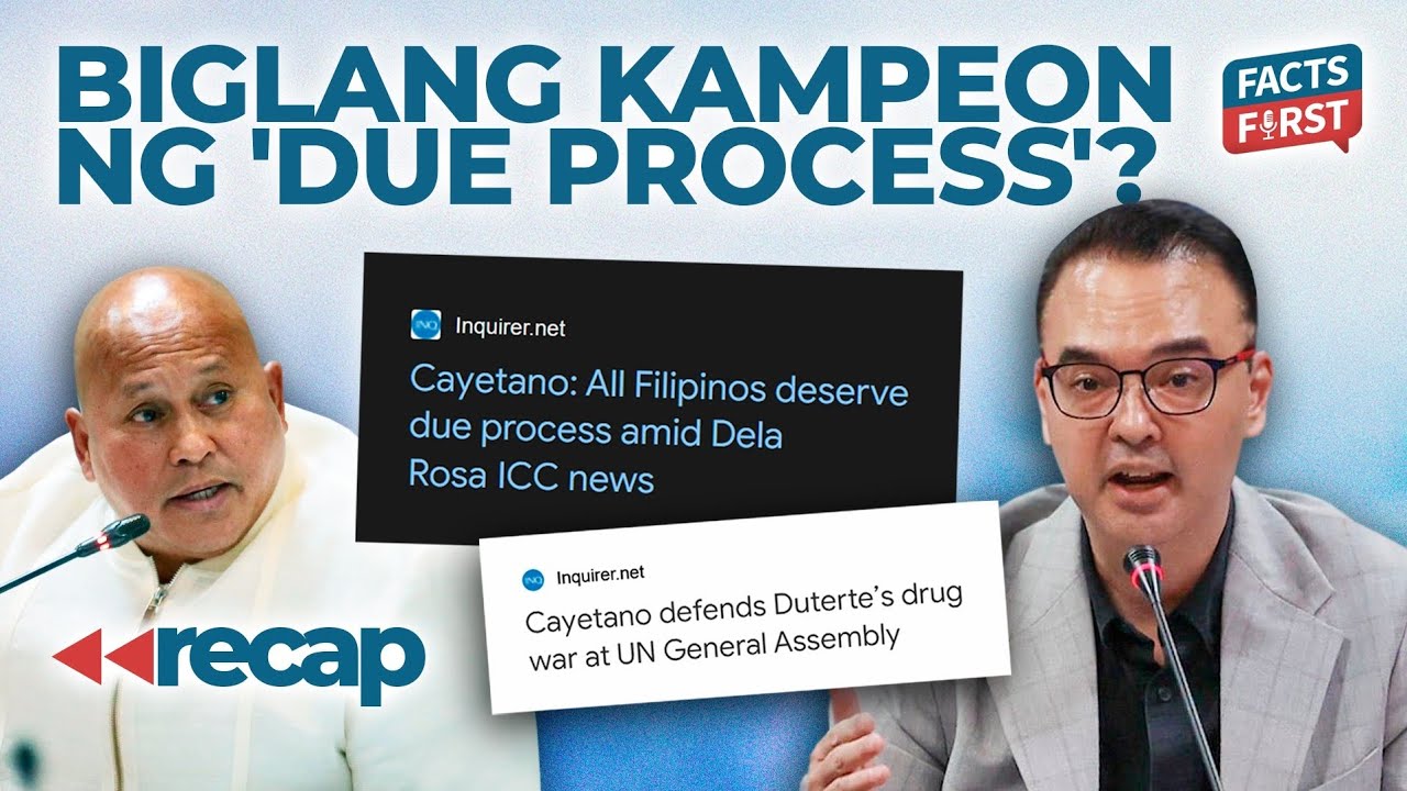 Alan Cayetano lectures on 'due process' for Bato