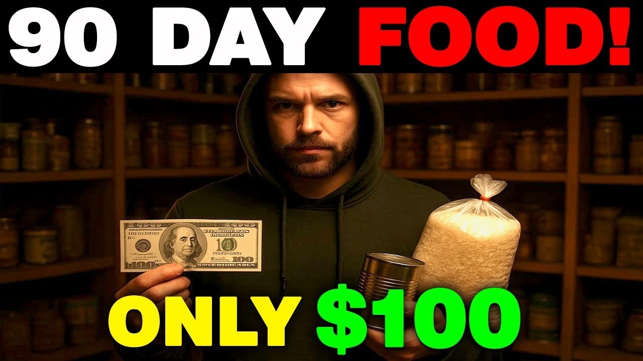 How to Build A 90 Day Food Supply with Just $100 (Preppers Guide)