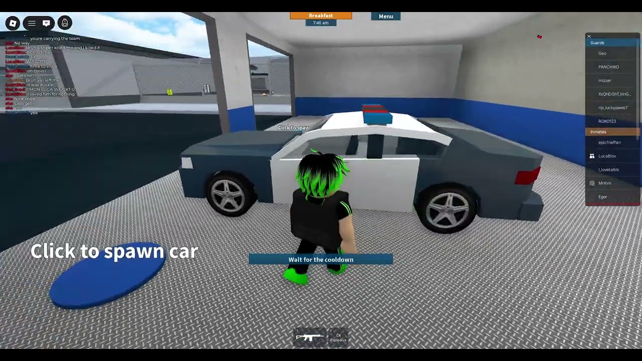 Playing prison life with @Thelegendtaj  n @LucaEK2013