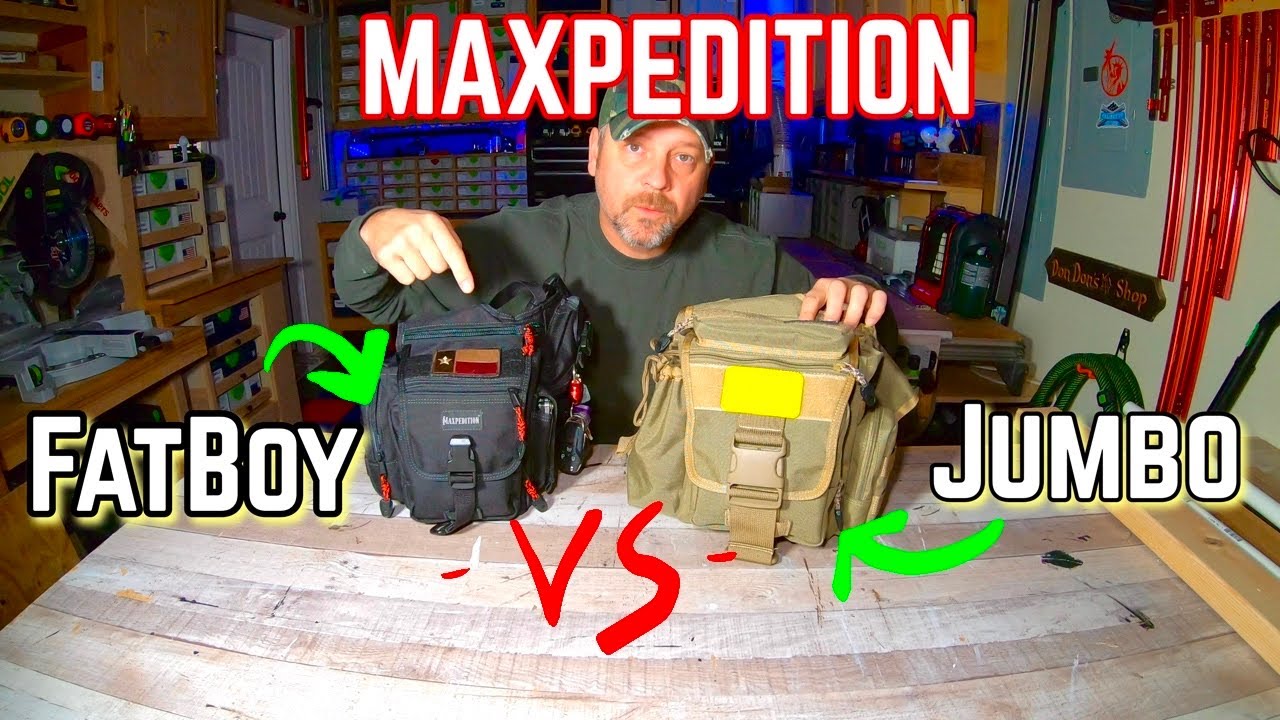Maxpedition Jumbo vs FatBoy EDC bags