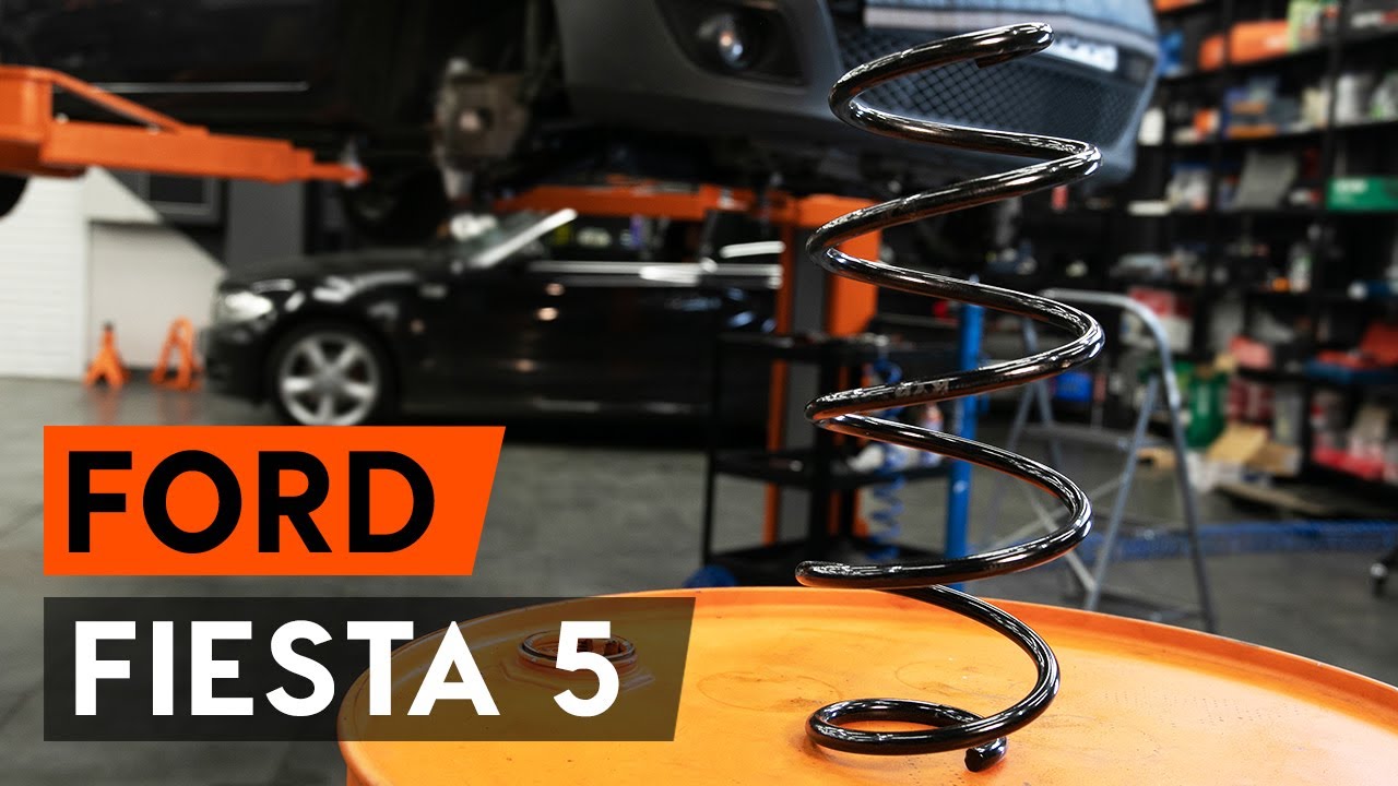 Wie FORD FIESTA V JH, JD Fahrwerksfedern vorne wechseln [AUTODOC TUTORIAL]