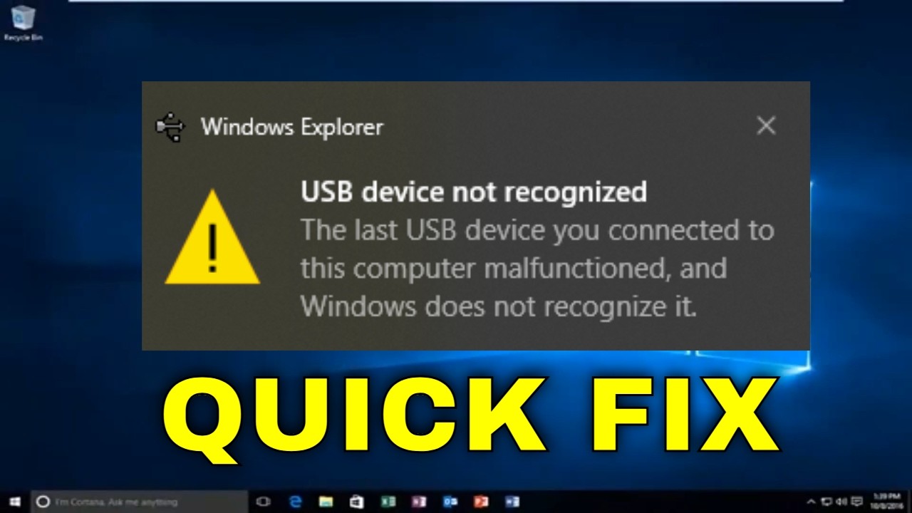 How to Fix USB Device Not Recognized | Restore USB Drive to Default Settings