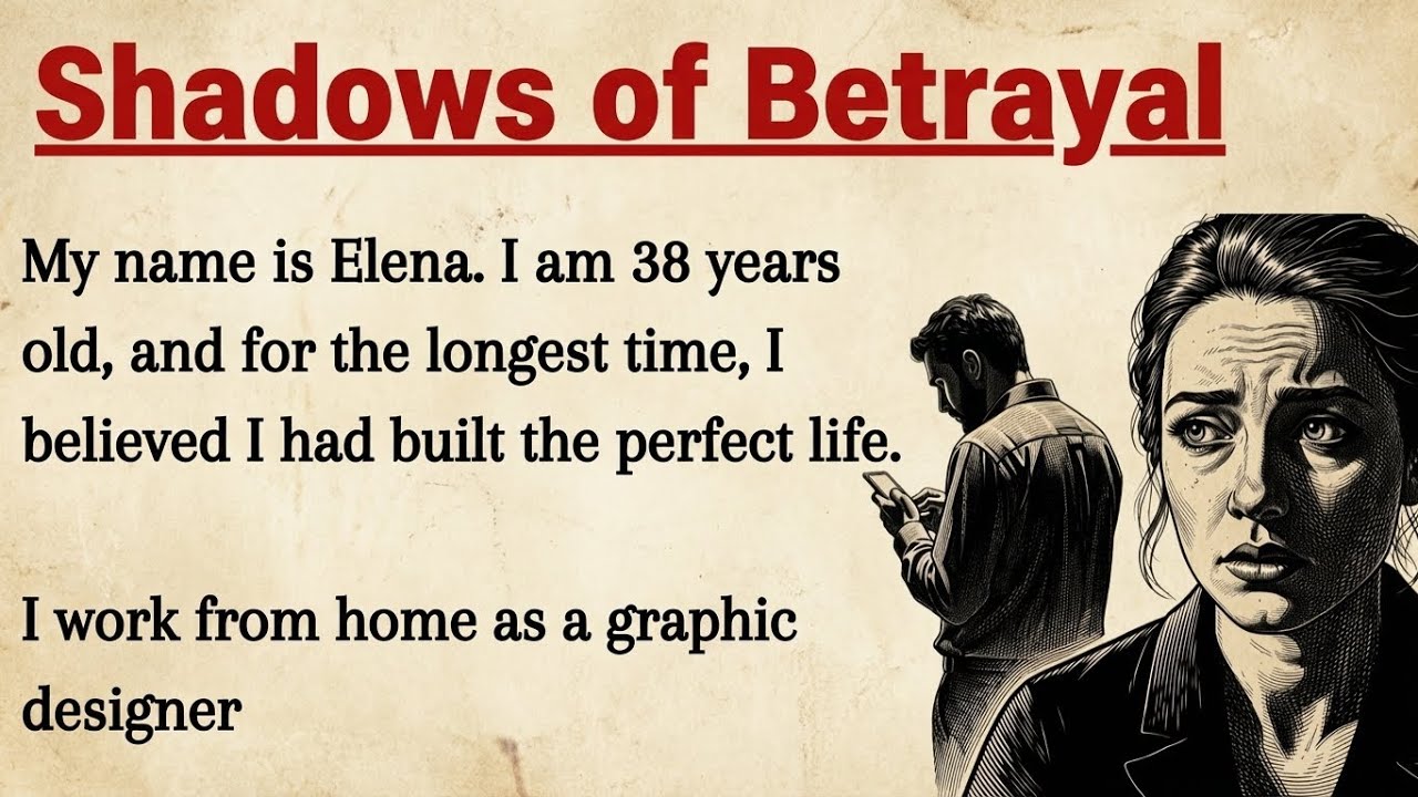 Learn English with Stories 🕵️‍♂️ Shadows of Betrayal | Level 3 Intermediate English Practice