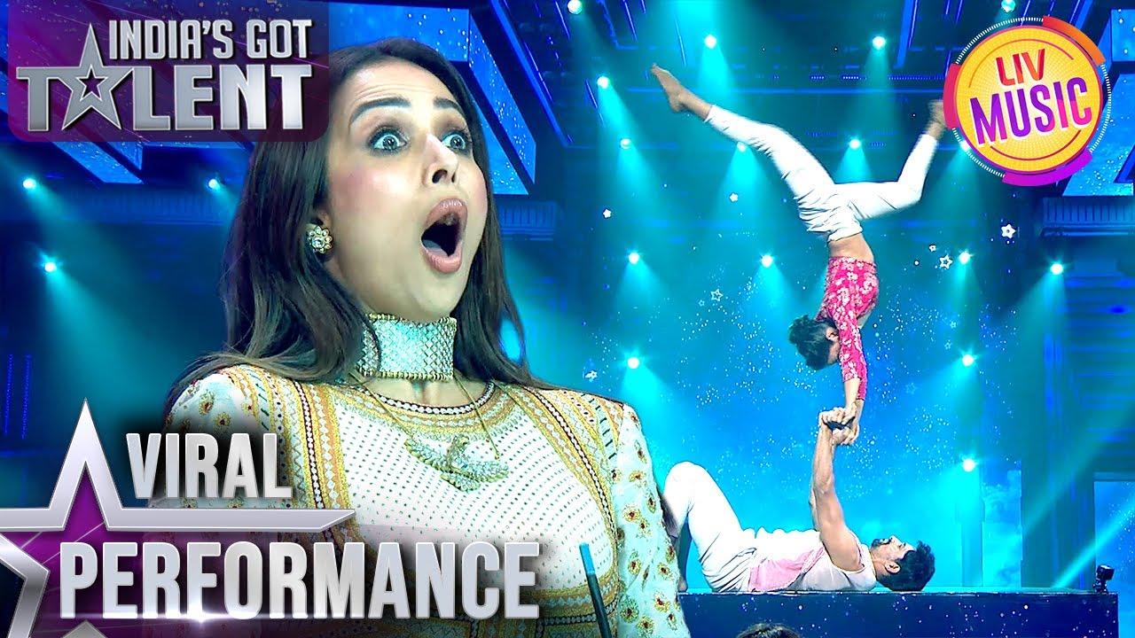 Acroyoga के इस Act को देखकर Shock हुईं Malaika | India’s Got Talent S11 | Viral Performances