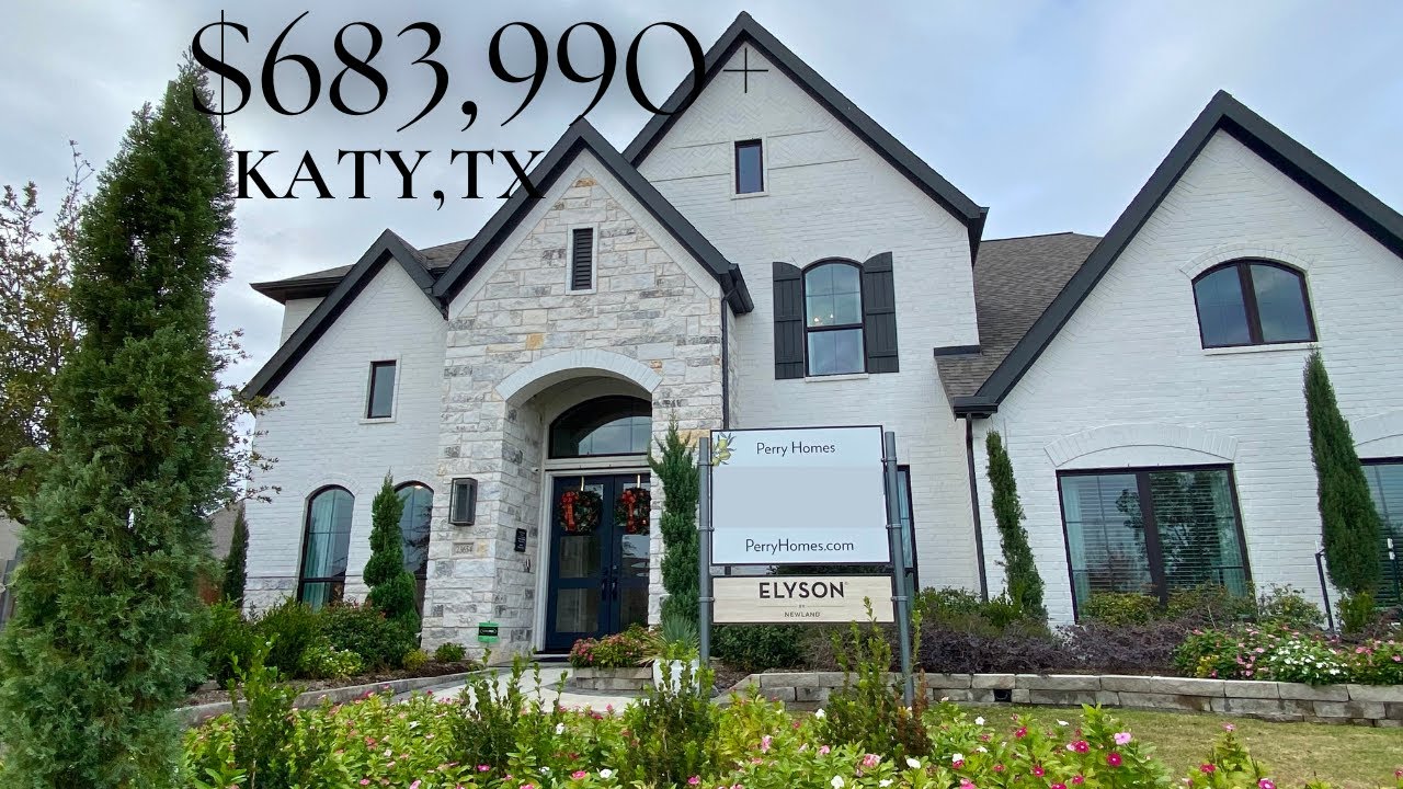 GORGEOUS New Construction in Katy Texas | Perry Homes | Elyson