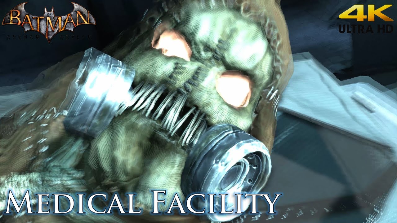 Batman Arkham Asylum 'Medical Facility' Walkthrough (4K)