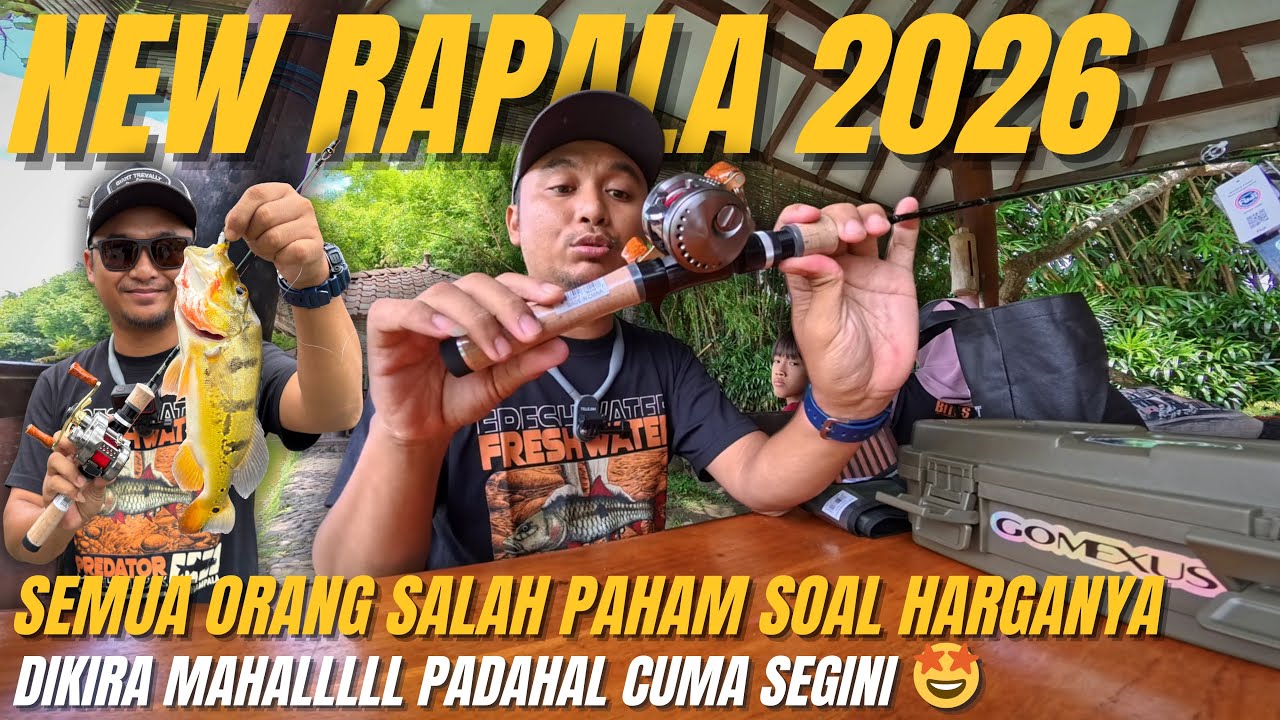 DIKIRA MAHAL PADAHAL CUMA SEGINI‼️🤩🔥NEW JORAN RAPALA ODYSSEY 2026 | PEACOCK BASS FISHING