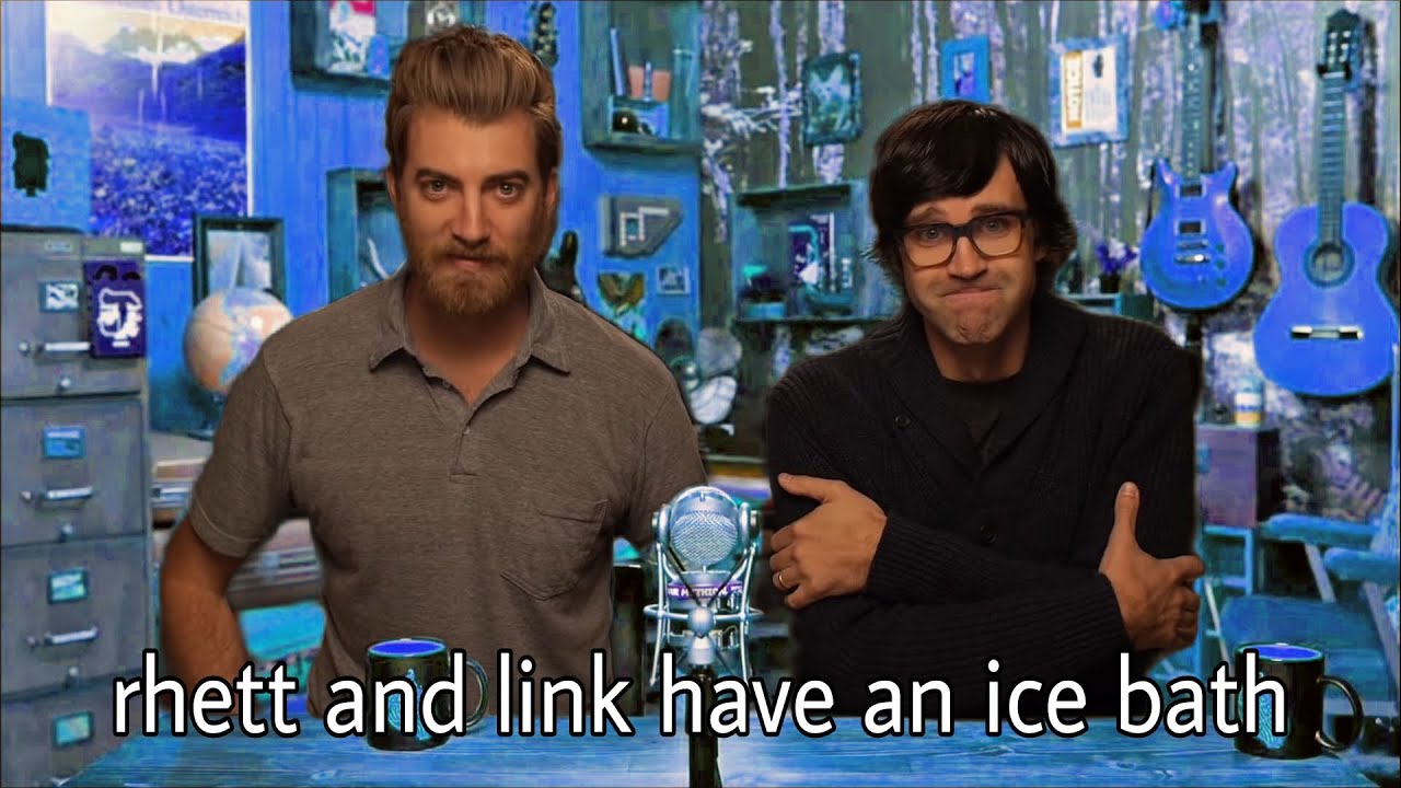 Rhett and Link have an ice bath - GMM Edit