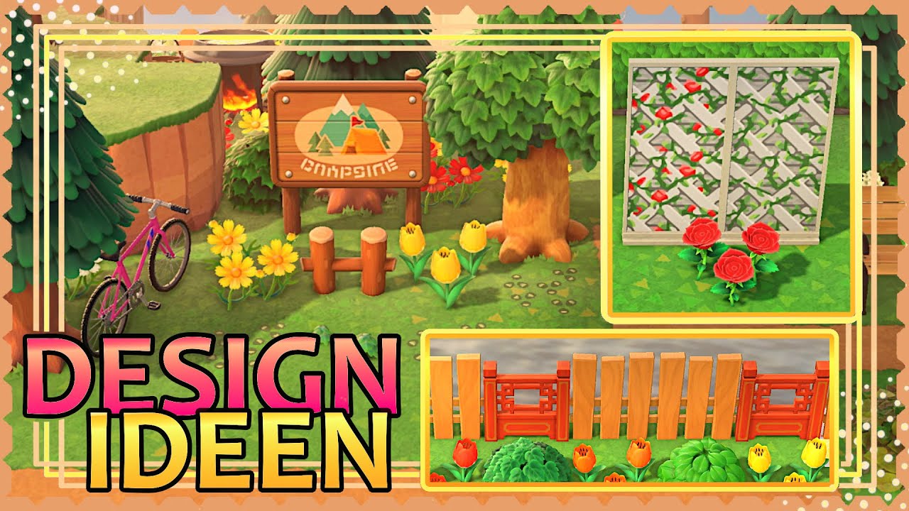6 Design-Ideen für DEINE Insel 🌴 Gartentore, Smarte Designs etc. | ANIMAL CROSSING: New Horizons