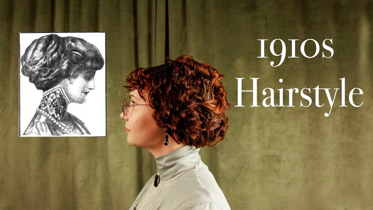 1910s Curls and updo tutorial
