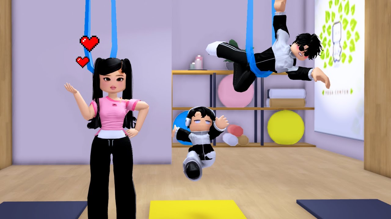 KITA YOGA DI TEMPAT GYM | 💖 Metro Life City RP Roblox Indonesia