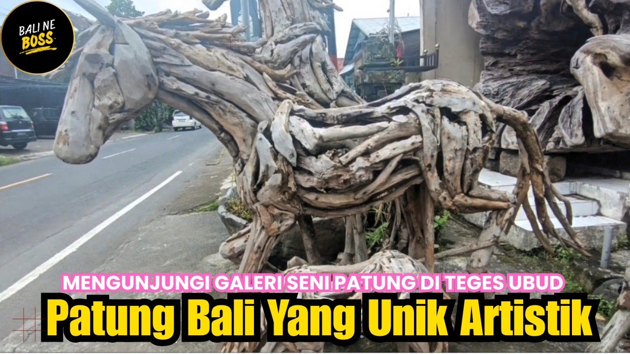 Mengunjungi galeri seni center patung di desa Teges Peliatan Ubud Bali 