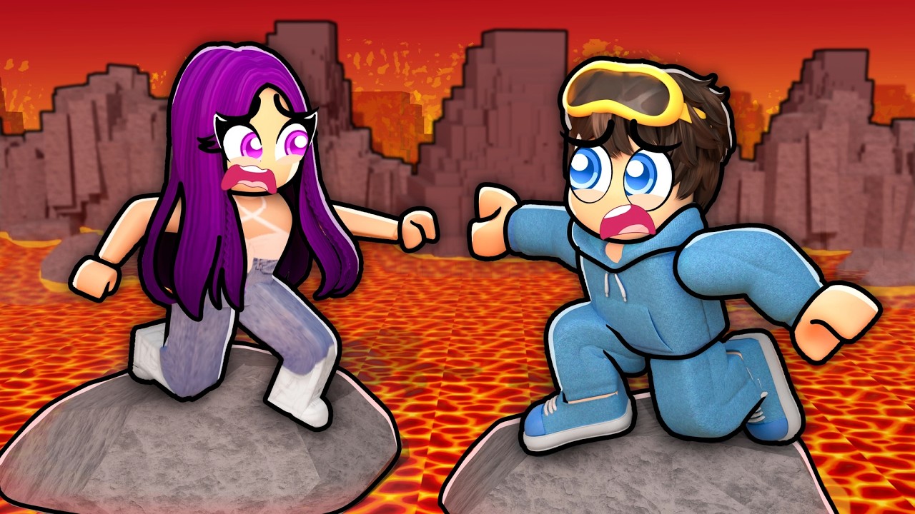 THE FLOOR IS LAVA in Roblox!