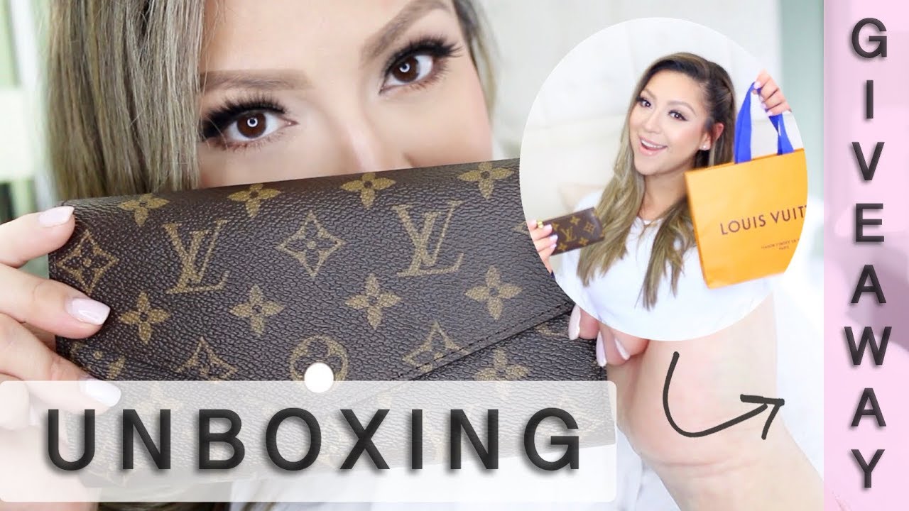 LOUIS VUITTON GIVEAWAY | SARAH WALLET UNBOXING | KARLA KAZEMI