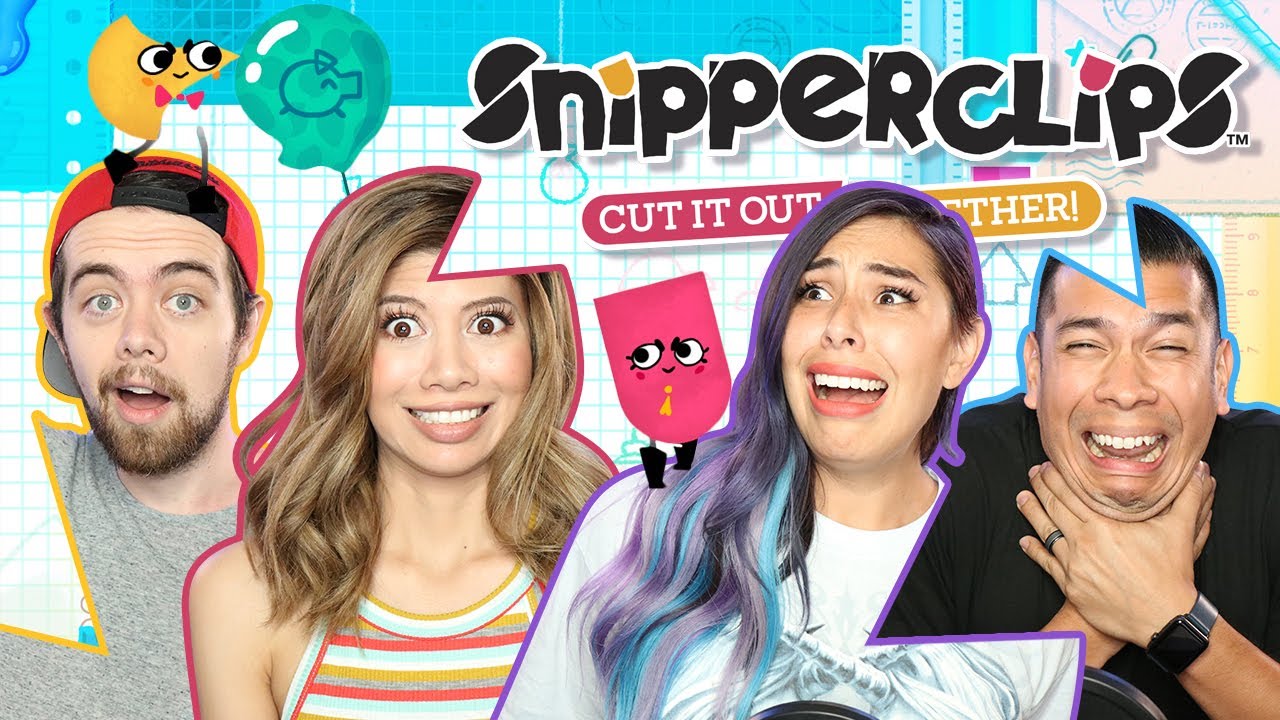 CUTTING FRIENDSHIPS IN HALF w/ Gloom - Snipperclips | Nintendo Switch