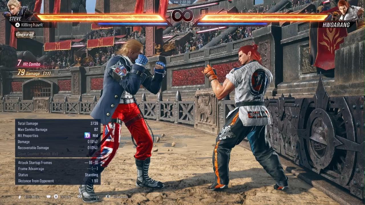 TEKKEN8 Steve wall combo Solid and practical