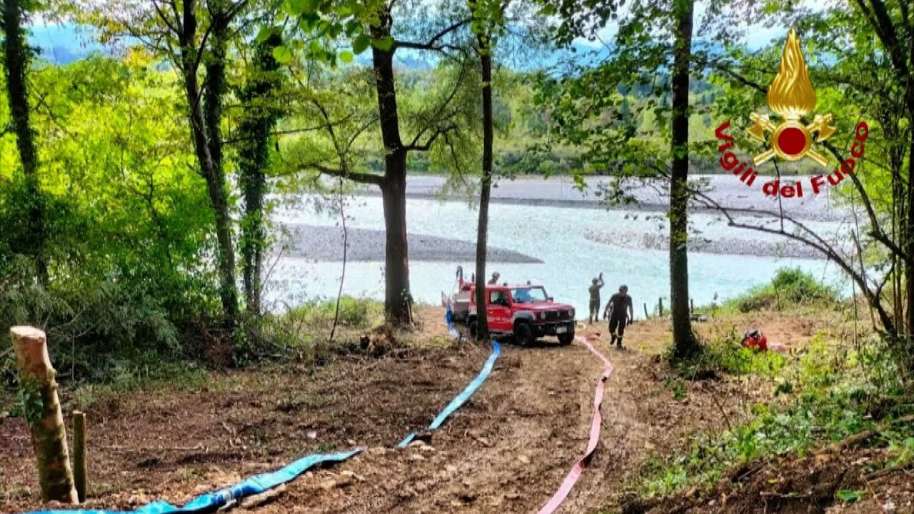 Esercitazione dei vigili del fuoco: a Belluno da tutta la regione per l'antincendio boschivo