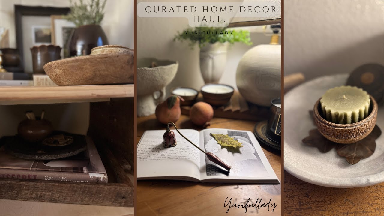 DECOR OBSESSION UNBOXING//#FALL DECORATING HAUL//MAGNOLIA//OLIVE ATELIERS//THRIFT FINDS.