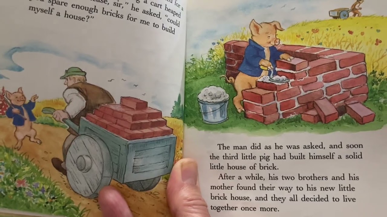 “The Three Little Pigs”  a First Little Golden Book