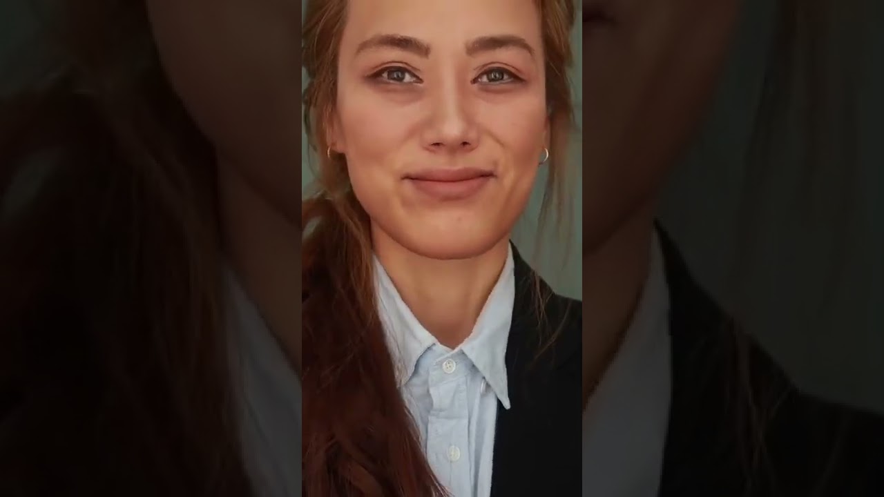 A #amberheard  #makeuptransformation